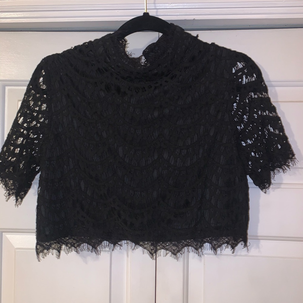 Lacy Crop Top